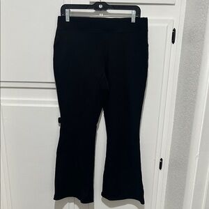 Investments Black Boot Cut Pants